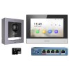 DS-KIS602 - Set videointerfon IP, cameră FishEye, monitor LCD de 7" WiFi, PoE - Hikvision