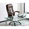 Scaun de birou rotativ Sofotel maro închis