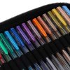 Pixuri gel colorate în carcasă, 100 bucăți + 100 refill-uri