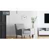 Ceas de perete 25 cm alb