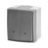Comutator jaluzele AQUATIC PRO IP55 gri/grafit