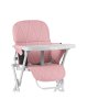 Scaun de masă pentru copii Nuco alb + roz