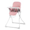Scaun de masă pentru copii Nuco alb + roz