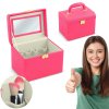 Organizator pentru cosmetice MS-706 roz