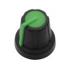Buton pentru potențiometru N-2 verde, 17,5 mm