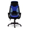 Scaun de birou Praha micro mesh - albastru