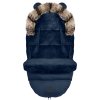 Sac de dormit pentru cărucior albastru marin