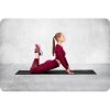 Saltea de exerciții 173 x 61 cm 192100 negru
