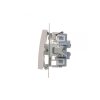 Comutator Simon 54 premium nr.6+6 (5B) LED fundal, modul alb