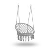 Scaun suspendat tip hamac BOHO gri