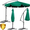 Umbrelă de terasă 350cm verde 200g/m2