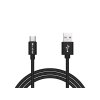 Cablu USB Micro B 2,0 m împletit BL