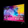 Smart TV 40" FHD Google TV DVB-T2/T/C H.265 HEVC