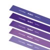 Benzi elastice pentru exerciții - Mini Band L, 2.3-18.2 kg, 5 benzi, REBEL ACTIVE