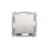Întrerupător Simon 54 premium nr.1 cu LED iluminat, modul argintiu