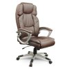 Scaun de birou EG-227 din piele maro