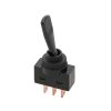 Comutator cu pârghie ASW-13 negru 3PIN