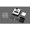 Căști wireless în urechi M6 cu power bank - negru