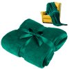 Pătură din fleece 200x220 cm TEESA - verde