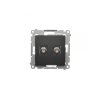 Priză 2 x SAT "F" Simon 54 premium modul negru mat