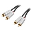 2xRCA METAL 1,5m