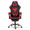 Scaun de joc Cerberus pentru jucători negru-roșu