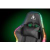 Scaun de gaming Warrior GX-150 negru LED