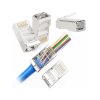 Conector telefonic, RJ45 8P 8C (conductor) direct CAT.5E ecranat