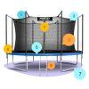 trampolina ogrodowa 12ft 374c 66164