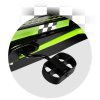 Kart cu pedale pentru copii RK-594 verde