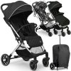 Cărucior sport Paseo negru