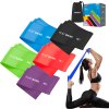 Benzi elastice pentru exerciții 2m - Long Band Ls-1, 1-5 kg, 5 benzi, REBEL ACTIVE