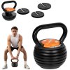 Kettlebell reglabil 9kg, REBEL ACTIVE