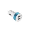 Încărcător auto 2xUSB 2100 mA mix culori HQ
