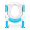 Scaun WC pentru copii cu scară ursuleț Ricokids 729200 albastru