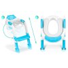 Scaun WC pentru copii cu scară ursuleț Ricokids 729200 albastru