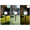 Lampa solară bilă albă 4 buc Ilumen LS-102