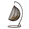 Scaun balansoar de grădină suspendat Havana maro + perne crem