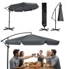 Umbrelă de grădină pliabilă, segmentată 8, 350 cm, cu husă Plonos PL-881