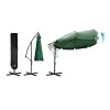 Umbrelă de grădină pliabilă cu 8 segmente 350 cm cu husă Plonos PL-881