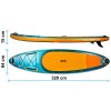 Placă cu vâsle Aquasurf 320 x 84 x 15 cm Neo-Sport 170204