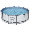 Piscină de grădină cu cadru 457 x 122 cm 11în1 Bestway 56438