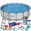 Piscină de grădină cu cadru 457 x 122 cm 18în1 Bestway 56438
