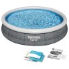 Piscină de grădină auto-extensibilă 366 x 76 cm 4în1 Bestway 57443