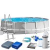 Piscină de grădină cu structură 457 x 122 cm 6în1 INTEX 26726