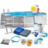 Piscină de grădină cu structură 457 x 122 cm 17 în 1 INTEX 26726