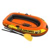Set Explorer PRO 200 Barcă 196 x 102 x 33 cm vâsle + pompă INTEX 58357