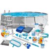 Piscină de grădină cu structură 457 x 122 cm 21în1 INTEX 26726