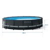 Piscină de grădină cu structură 488 x 122 cm 12în1 INTEX 26326