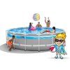 Piscină de grădină cu structură 488 x 122 cm 11în1 INTEX 26730
